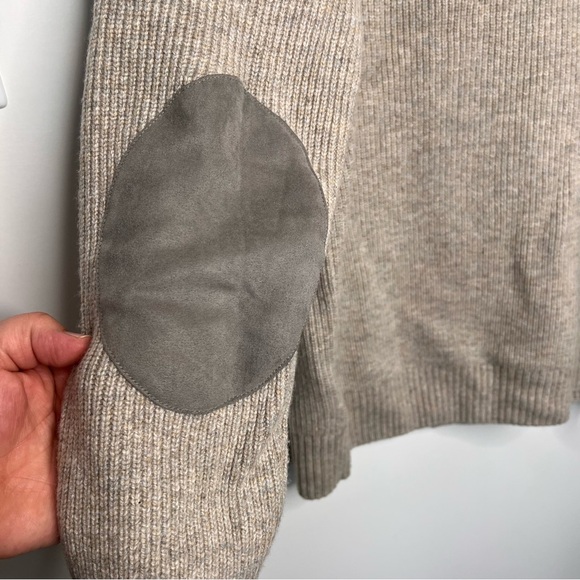 Joseph Abboud wool blend Beige Cardigan Sweater men’s size large - Picture 9 of 11